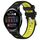 Per Huawei Watch 3 22mm Cinturino sportivo in silicone con fibbia in acciaio bicolore (nero + verde lime) Per Huawei Watch 3 22mm Cinturino sportivo in silicone con fibbia in acciaio bicolore (nero + verde lime)