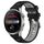 Per Huawei Watch 3 Pro 22mm Cinturino sportivo in silicone con fibbia in acciaio bicolore (nero + grigio) Per Huawei Watch 3 Pro 22mm Cinturino sportivo in silicone con fibbia in acciaio bicolore (nero + grigio)