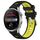 Per Huawei Watch 3 Pro 22mm Cinturino sportivo in silicone con fibbia in acciaio bicolore (nero + verde lime) Per Huawei Watch 3 Pro 22mm Cinturino sportivo in silicone con fibbia in acciaio bicolore (nero + verde lime)