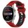 Per Huawei Watch 3 Pro 22mm Cinturino sportivo in silicone con fibbia in acciaio bicolore (rosso + nero) Per Huawei Watch 3 Pro 22mm Cinturino sportivo in silicone con fibbia in acciaio bicolore (rosso + nero)