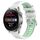 Per Huawei Watch 3 Pro Nuovo cinturino sportivo in silicone con fibbia in acciaio bicolore da 22 mm (bianco + verde acqua) Per Huawei Watch 3 Pro Nuovo cinturino sportivo in silicone con fibbia in acciaio bicolore da 22 mm (bianco + verde acqua)
