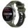 Per Huawei Watch 3 Pro Nuovo cinturino sportivo in silicone con fibbia in acciaio bicolore da 22 mm (verde militare + nero) Per Huawei Watch 3 Pro Nuovo cinturino sportivo in silicone con fibbia in acciaio bicolore da 22 mm (verde militare + nero)