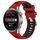 Per Huawei Watch 3 Pro Nuovo cinturino sportivo in silicone con fibbia in acciaio bicolore da 22 mm (rosso + nero) Per Huawei Watch 3 Pro Nuovo cinturino sportivo in silicone con fibbia in acciaio bicolore da 22 mm (rosso + nero)