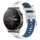Per Huawei GT2 Pro 22mm Cinturino sportivo in silicone con fibbia in acciaio bicolore (bianco + blu) Per Huawei GT2 Pro 22mm Cinturino sportivo in silicone con fibbia in acciaio bicolore (bianco + blu)
