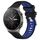 Per Huawei GT2 Pro 22mm Cinturino sportivo in silicone con fibbia in acciaio bicolore (nero + blu) Per Huawei GT2 Pro 22mm Cinturino sportivo in silicone con fibbia in acciaio bicolore (nero + blu)