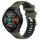 Per Huawei Watch GT 2E 22mm Cinturino sportivo in silicone con fibbia in acciaio bicolore (verde militare + nero) Per Huawei Watch GT 2E 22mm Cinturino sportivo in silicone con fibbia in acciaio bicolore (verde militare + nero)