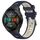 Per Huawei Watch GT 2E 22mm Cinturino sportivo in silicone con fibbia in acciaio bicolore (blu notte + luce stellare) Per Huawei Watch GT 2E 22mm Cinturino sportivo in silicone con fibbia in acciaio bicolore (blu notte + luce stellare)