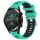 Per Huawei GT2 46mm 22mm cinturino sportivo in silicone con fibbia in acciaio bicolore (lago blu + nero) Per Huawei GT2 46mm 22mm cinturino sportivo in silicone con fibbia in acciaio bicolore (lago blu + nero)