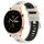 For Honor Watch GS 3 22mm Cinturino sportivo in silicone con fibbia in acciaio bicolore (Starlight + nero) For Honor Watch GS 3 22mm Cinturino sportivo in silicone con fibbia in acciaio bicolore (Starlight + nero)