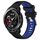 For Honor Watch GS Pro 22mm Cinturino sportivo in silicone con fibbia in acciaio bicolore (nero + blu) For Honor Watch GS Pro 22mm Cinturino sportivo in silicone con fibbia in acciaio bicolore (nero + blu)