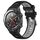 Per Honor Magic Watch 2 46mm 22mm Cinturino sportivo in silicone con fibbia in acciaio bicolore (nero + grigio) Per Honor Magic Watch 2 46mm 22mm Cinturino sportivo in silicone con fibbia in acciaio bicolore (nero + grigio)