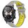 For Honor Watch Dream 22mm Cinturino sportivo in silicone con fibbia in acciaio bicolore (grigio + giallo) For Honor Watch Dream 22mm Cinturino sportivo in silicone con fibbia in acciaio bicolore (grigio + giallo)
