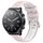 Per Xiaomi MI Watch S1 22mm Cinturino sportivo in silicone con fibbia in acciaio bicolore (rosa + bianco) Per Xiaomi MI Watch S1 22mm Cinturino sportivo in silicone con fibbia in acciaio bicolore (rosa + bianco)