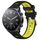 Per Xiaomi MI Watch S1 22mm Cinturino sportivo in silicone con fibbia in acciaio bicolore (nero + verde lime) Per Xiaomi MI Watch S1 22mm Cinturino sportivo in silicone con fibbia in acciaio bicolore (nero + verde lime)