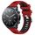 Per Xiaomi MI Watch S1 22mm Cinturino sportivo in silicone con fibbia in acciaio bicolore (rosso + nero) Per Xiaomi MI Watch S1 22mm Cinturino sportivo in silicone con fibbia in acciaio bicolore (rosso + nero)