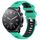 Per Xiaomi MI Watch S1 22mm Cinturino sportivo in silicone con fibbia in acciaio bicolore (lago blu + nero) Per Xiaomi MI Watch S1 22mm Cinturino sportivo in silicone con fibbia in acciaio bicolore (lago blu + nero)