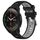 Per Xiaomi MI Watch S1 Pro 22mm Cinturino sportivo in silicone con fibbia in acciaio bicolore (nero + grigio) Per Xiaomi MI Watch S1 Pro 22mm Cinturino sportivo in silicone con fibbia in acciaio bicolore (nero + grigio)