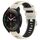 Per Xiaomi MI Watch S1 Pro 22mm Cinturino sportivo in silicone con fibbia in acciaio bicolore (Starlight + nero) Per Xiaomi MI Watch S1 Pro 22mm Cinturino sportivo in silicone con fibbia in acciaio bicolore (Starlight + nero)
