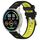 Per Xiaomi MI Watch Color 2 22mm Cinturino sportivo in silicone con fibbia in acciaio bicolore (nero + verde lime) Per Xiaomi MI Watch Color 2 22mm Cinturino sportivo in silicone con fibbia in acciaio bicolore (nero + verde lime)