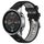 Per Xiaomi MI Watch Sport 22mm Cinturino sportivo in silicone con fibbia in acciaio bicolore (nero + grigio)
