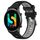 Per Xiaomi MI Watch Color 22mm Cinturino sportivo in silicone con fibbia in acciaio bicolore (nero + grigio) Per Xiaomi MI Watch Color 22mm Cinturino sportivo in silicone con fibbia in acciaio bicolore (nero + grigio)