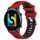 Per Xiaomi MI Watch Color 22mm Cinturino sportivo in silicone con fibbia in acciaio bicolore (rosso + nero) Per Xiaomi MI Watch Color 22mm Cinturino sportivo in silicone con fibbia in acciaio bicolore (rosso + nero)