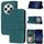 Per Redmi 14C 4G Custodia in pelle con strisce in rilievo effetto pelle (verde scuro) Per Redmi 14C 4G Custodia in pelle con strisce in rilievo effetto pelle (verde scuro)