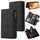 Per Xiaomi 14T Pro Skin Feel Multi Card Slots Zipper Wallet Custodia in pelle per telefono (nero) Per Xiaomi 14T Pro Skin Feel Multi Card Slots Zipper Wallet Custodia in pelle per telefono (nero)