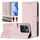 Per vivo Y36 5G / 4G / Y27s 4G Custodia per telefono in pelle con stampa a nido d'ape globale RFID (rosa) Per vivo Y36 5G / 4G / Y27s 4G Custodia per telefono in pelle con stampa a nido d'ape globale RFID (rosa)