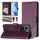 Per vivo Y36 5G / 4G / Y27s 4G Custodia per telefono in pelle con stampa a nido d'ape globale RFID (viola) Per vivo Y36 5G / 4G / Y27s 4G Custodia per telefono in pelle con stampa a nido d'ape globale RFID (viola)