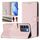 Per vivo V27e 4G / T2 4G Custodia per telefono in pelle con stampa a nido d'ape globale RFID (rosa) Per vivo V27e 4G / T2 4G Custodia per telefono in pelle con stampa a nido d'ape globale RFID (rosa)