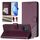 Per vivo Y55s 2023 / Y75 5G Custodia per telefono in pelle con stampa a nido d'ape globale RFID (viola) Per vivo Y55s 2023 / Y75 5G Custodia per telefono in pelle con stampa a nido d'ape globale RFID (viola)