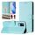 Per vivo V20 / Y73 2021 Custodia per telefono in pelle con stampa a nido d'ape RFID (verde menta) Per vivo V20 / Y73 2021 Custodia per telefono in pelle con stampa a nido d'ape RFID (verde menta)