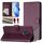Per vivo Y31 4G 2021 India / Y53s 4G Custodia per telefono in pelle con stampa a nido d'ape RFID (viola) Per vivo Y31 4G 2021 India / Y53s 4G Custodia per telefono in pelle con stampa a nido d'ape RFID (viola)