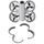 Per DJI Neo Sunnylife Propeller Protective Guard Anti-collisione Anello di copertura (grigio)