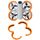 Per DJI Neo Sunnylife Propeller Protective Guard Anti-collisione Anello di copertura (arancione)