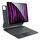 Per iPad Pro 12.9 2020 / 2018 Yesido Custodia in pelle con tastiera magnetica con display digitale a doppia clip (nera) Per iPad Pro 12.9 2020 / 2018 Yesido Custodia in pelle con tastiera magnetica con display digitale a doppia clip (nera)