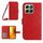 Custodia per telefono in pelle con motivo a fiore di sole per Honor 200 Smart Global Skin Feel con cordino (rosso) Custodia per telefono in pelle con motivo a fiore di sole per Honor 200 Smart Global Skin Feel con cordino (rosso)