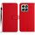 Custodia per telefono in pelle con trama a griglia rombica Smart Global Honor 200 (rossa) Custodia per telefono in pelle con trama a griglia rombica Smart Global Honor 200 (rossa)