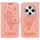 Per Redmi 14C 4G Custodia per telefono in pelle goffrata con motivo a farfalla rosa (rosa) Per Redmi 14C 4G Custodia per telefono in pelle goffrata con motivo a farfalla rosa (rosa)