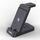 B20 18W Tipo-C 3 in 1 Supporto di ricarica verticale Supporto per telefono per Samsung Watch / Galaxy Buds (nero) B20 18W Tipo-C 3 in 1 Supporto di ricarica verticale Supporto per telefono per Samsung Watch / Galaxy Buds (nero)