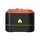 HX853B Umidificatore per aromaterapia con effetto fiamma colorata con spina USB (nero)