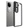 Per vivo iQOO Z9s Custodia per telefono in TPU satinato + PC trasparente (nero) Per vivo iQOO Z9s Custodia per telefono in TPU satinato + PC trasparente (nero)