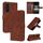 Per vivo Y37 / Y36t / Y03 / Y18 AZNS Custodia per telefono in pelle con texture di vitello e pelle di vitello (marrone) Per vivo Y37 / Y36t / Y03 / Y18 AZNS Custodia per telefono in pelle con texture di vitello e pelle di vitello (marrone)