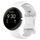 Per Google Pixel Watch 3 45mm cinturino in silicone con fibbia a farfalla, taglia: L (bianco) Per Google Pixel Watch 3 45mm cinturino in silicone con fibbia a farfalla, taglia: L (bianco)