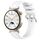 Per Huawei Watch GT 5 46mm Cinturino in silicone con fibbia argentata a sgancio rapido (bianco) Per Huawei Watch GT 5 46mm Cinturino in silicone con fibbia argentata a sgancio rapido (bianco)