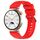 Per Huawei Watch GT 5 46mm Cinturino in silicone con fibbia argentata a sgancio rapido (rosso) Per Huawei Watch GT 5 46mm Cinturino in silicone con fibbia argentata a sgancio rapido (rosso)