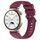Per Huawei Watch GT 5 46mm Cinturino in silicone con fibbia argentata a sgancio rapido (rosso vino) Per Huawei Watch GT 5 46mm Cinturino in silicone con fibbia argentata a sgancio rapido (rosso vino)