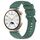 Per Huawei Watch GT 5 46mm Cinturino in silicone con fibbia argentata a sgancio rapido (verde scuro) Per Huawei Watch GT 5 46mm Cinturino in silicone con fibbia argentata a sgancio rapido (verde scuro)