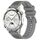 Per Huawei Watch GT 5 46mm cinturino in silicone intrecciato in nylon ibrido (grigio) Per Huawei Watch GT 5 46mm cinturino in silicone intrecciato in nylon ibrido (grigio)